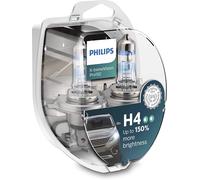 2 Lampade PHILIPS H4 12V X-TREME VISION + 150% luce Lampadine Auto12342XVPS2