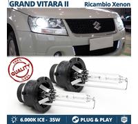 2 Lampade XENON D2S PER Suzuki Grand Vitara 2 RICAMBIO 35W 6000K HID GHIACCIO