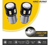 2 Lampadina LED Sidelight P21/5W 380 BAY15d 1157 3030 SMD Indicator Reverse DRL