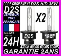 2 Lampadine D2S A Xeno Coppia Lampada Fari Hid IN 35W 85122 4300 5000 6000K