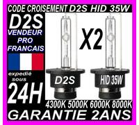 2 Lampadine D2S A Xeno Coppia Lampada Fari Hid IN 35W 85122 4300 5000 6000K