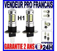 2 Lampadine H1 A 30 Led In 6500K Bianco Per Fari Di Auto Antinebbia