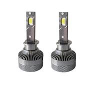 2 Lampadine H1 Bianco LED Smart CSP 70W 12-24V Canbus Senza Errori Chips Lampade Ventilate Compatti Fascio Preciso Regolabile 360° Compatibile Faro a Parabola e Lenticolare per Auto Firgone Camion