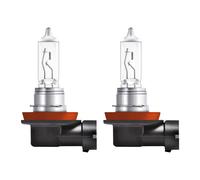 2 Lampadine H11 12V 55W PGJ19-2 OSRAM Notte Breaker Argento Adatto A per Auto