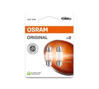 OSRAM ORIGINAL FESTOON - 10w - 12V - Lampadina extra - CONFEZIONE DA 2
