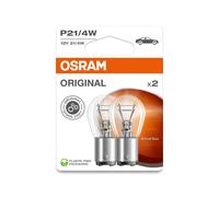 OSRAM ORIGINAL LINE 12V, P21/4W, signal lamp, Metal Base, Double Blister, (2 lamps)