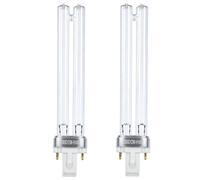 2 Lampadine UV da 9W per Acquari e Laghetti, Attacco G23 per Chiarificatore9019