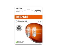 2 OSRAM Originale Line W3W Lampade Con Glasquetschsockeln 22lm