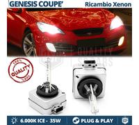 2 Lampadine XENON D1S PER Hyundai GENESIS COUPÈ 08-12 RICAMBIO 35W 6000K BIANCO