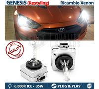 2 Lampadine XENON D1S PER Hyundai GENESIS COUPÈ 12-16 RICAMBIO 35W 6000K BIANCO