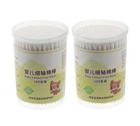 2 lattine 360pcs tamponi per neonati di sicurezza gemme di cotone per le