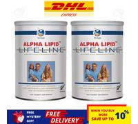 2 lattine Alpha Lipid Lifeline latte misto colostro in polvere