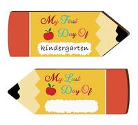 2 lavagne per il primo giorno di scuola su entrambi i lati, per il primo giorno di scuola, regalo per il primo giorno di scuola, per bambini, scuola materna, regalo (senza gesso