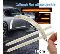 2 LED 7W Auto Specchietto Laterale Freccia Frecce Con Dynamic Flash 18cm
