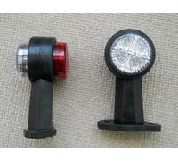 2 LED Recupero Clearance Marker Laterale Luce Lampada Stelo 24V