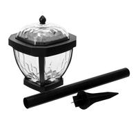 2 -LEDs Luci Solare Esterno Applique Da Luce Giardino Murale Del Cortile