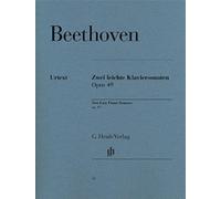 BEETHOVEN - Sonata Op. 49 nº 1 en Sol menor y nº 2 en Sol Mayor "Sonatina" para Piano (Urtext)