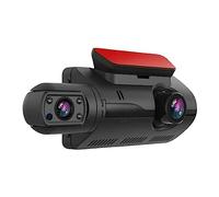 2 Lens Car Video Recorder HD1080P Dash Cam Black Box 3.0 pollici IPS Camera Visione notturna G-sensor Registrazione in loop Dvr Registrazione Ultra Hd(Front and rear)