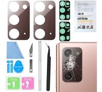 2 lenti posteriori per fotocamera posteriore Galaxy Note 20 per Samsung Galaxy Note 20 da 6,7 pollici, tutti i portatori con pellicola per obiettivo + manuale di installazione + set di strumenti di riparazione (bronzo)