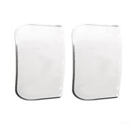 2 lenti trasparenti in PVC antigraffio, 2 pezzi in PVC trasparente (trasparente)