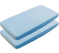 2 lenzuola per lettino, 140 x 70 cm, 100% cotone