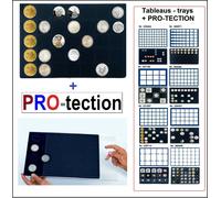 2-Leuchtturm-331597-Münztableaus-35-Fächer-39-mm pro-Protection-Schutzschuber