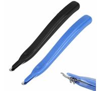 2 levapunti professionale, con punta magnetica, portatile, per scuola, ufficio, casa, nero e blu