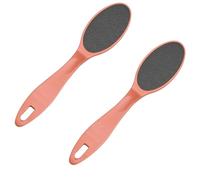 2 lime esfolianti per piedi secchi, ruvidi, pedicure, pedicure, pelle morta, raschietto per talloni screpolati, per piedi secchi e ruvidi, casa, spa, pedicure (oro rosa)