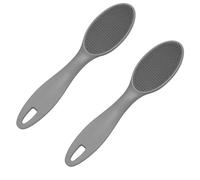 2 lime esfolianti per piedi secchi, ruvidi, pedicure, pedicure, pelle morta, raschietto per talloni screpolati, per piedi secchi e ruvidi, casa, spa, pedicure (grigio)