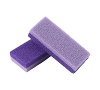 2 lime per piedi in pietra pomice per peeling, rimozione di calli e pelle morta, strumenti per pedicure piedi lisci, cura dei piedi (viola)