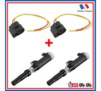 2 Line + 2 Bobina Accensione Equivalente 7700107177 8200380267 8200765882