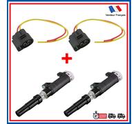 2 Line + 2 Bobina Accensione Equivalente 7700107177 8200380267 8200765882