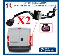 2 Line Placchetta Luci Posteriori Sinistra + Destra Previsto Per Ducato Boxer '