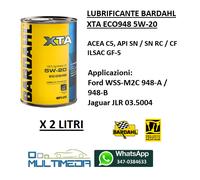 2 LITRI BARDAHL XTA 5W20 POLARPLUS OLIO AUTO C5 ECO948 API SN ILSAC FORD JAGUAR