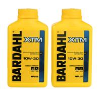 1 Litro Bardahl XTM 10W-30 Olio Motore Moto 4T Synthetic Blend JASO MA2 API SN