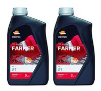 2 Litri LT Olio 2T Per Miscela Mix Motore Moto Scooter 2 Repsol Farmer Mix