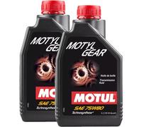 2 LITRI MOTUL MOTYLGEAR 75W80 OLIO LUBRIFICANTE TRASMISSIONE CAMBIO DIFFERENZIAL