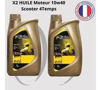 2 litri olio 10w40 4 tempi scooter ENI i-Ride 4T x2 lattina 1 L