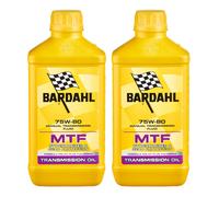 2 LITRI OLIO BARDAHL TRASMISSIONI CAMBIO MANUALE MTF 75W80 API GL-4 Premium 2LT