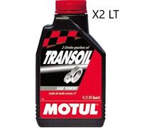 2 Litri OLIO CAMBIO MOTO 2T/4T 10W30 MOTUL TRANSOIL 105894