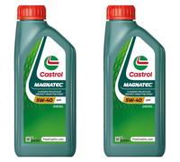 2 Litri Olio Motore 5W40 Castrol Magnatec Diesel DPF Sintetico VW Audi Bmw Fiat