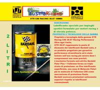 Bardahl XTR 10W60 Olio Motore Per Auto Da Corsa 1 Litro + Igienizzante Omaggio