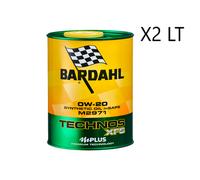 2 Litri Olio Motore Bardahl Technos XFS M2971 0W20 ACEA C5 API SN MB229.71