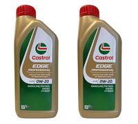 2 LITRI - OLIO MOTORE CASTROL EDGE PROFESSIONAL LL IV FE 0W20 ACEA C5, C6, VW 508 00/509 00, WSS-M2C956-A1