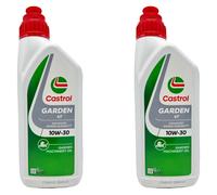 2 Litri Olio Motore Castrol Garden 4T 10W30 Confezione da 2x1L
