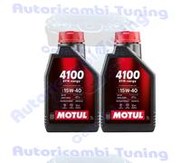 1 Litro Olio Motore Motul 4100 SYN NERGY 15W40 ACEA A3 B4 API SP SEMI SINTETICO