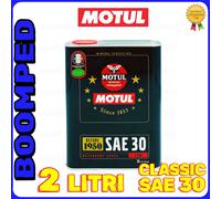 2 LITRI OLIO Motore MOTUL Classic SAE 30 Minerale AUTO MOTO EPOCA 1950 MO82