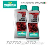 2 Litri olio MOTOREX CROSS POWER 2 TEMPI 100% SINTETICO - Motocross KTM Cross