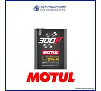 2 Litri OLIO MOTUL 300V 10W40 COMPETITION - ESTER CORE RACING MOTOR OIL