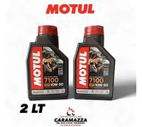 2 LITRI OLIO MOTUL 7100 4T 10W-50 100% SINTETICO PER MOTORI 4T